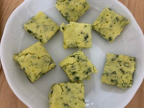 離乳食後期☆レンジでふわふわ蒸しパン